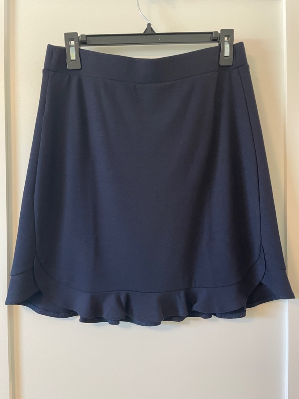 NWOT Navy Ruffle-Hem Women's Skirt